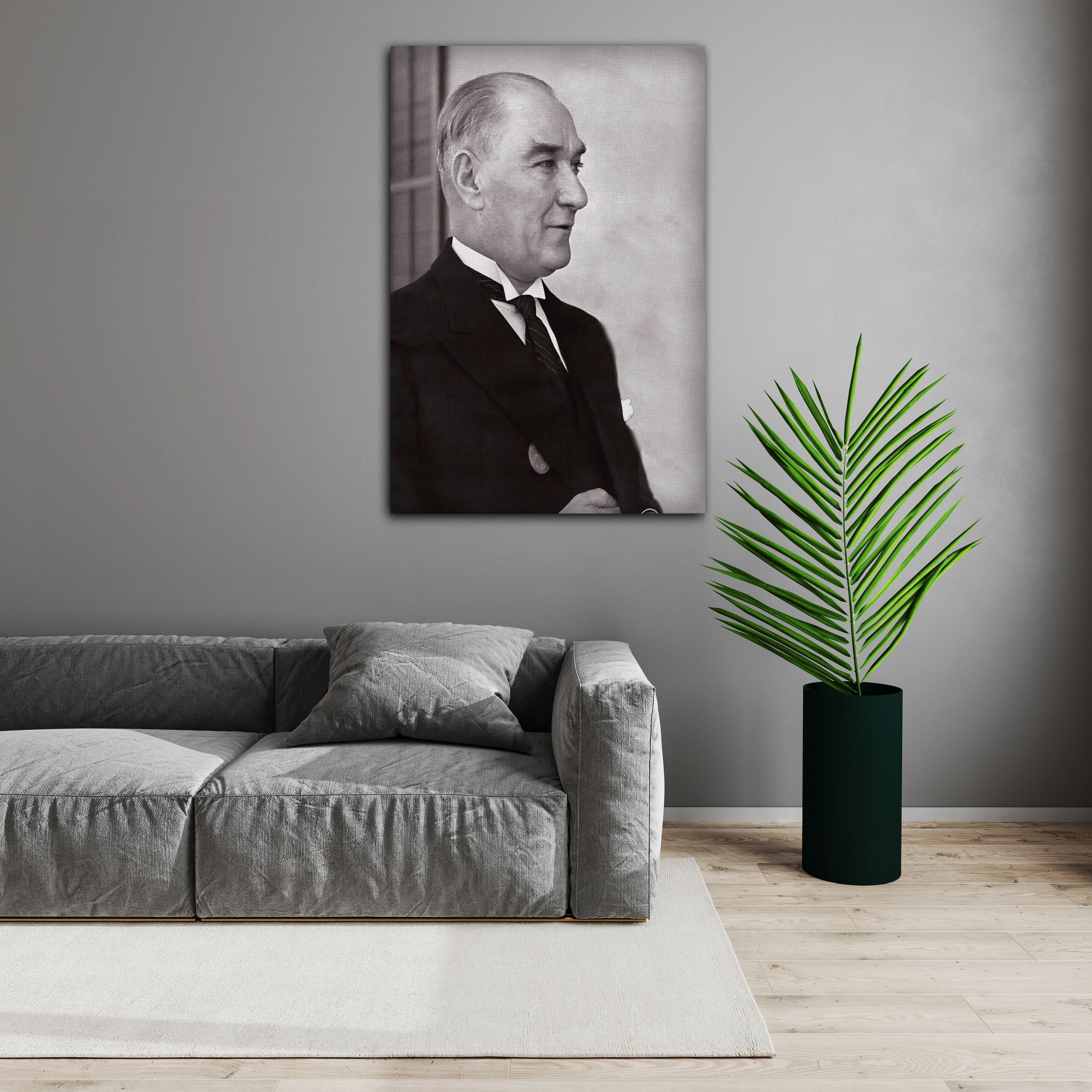 Gazi Mustafa Kemal Atatürk Kanvas Tablo